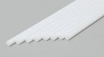 Evergreen 221 Styrene 14" Rods 1.2mm / 3/64" (10pcs) Evergreen Styrene SUPPLIES