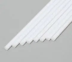Evergreen 222 Styrene 14" Rods 1.6mm / 1/16" (8pcs) Evergreen Styrene SUPPLIES