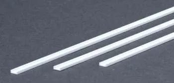 Evergreen 266 Styrene 14" Channel Strip 4.8mm / 3/16" (4pcs) Evergreen Styrene SUPPLIES