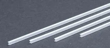 Evergreen 283 Styrene 14" H-Column 2.5mm / 100" (4pcs) Evergreen Styrene SUPPLIES