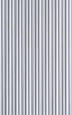 Evergreen 4528 Styrene Metal Siding Sheet 2.0mm Spacing - 1.0x150x300mm / .040x6x12" (1pc) Evergreen Styrene SUPPLIES