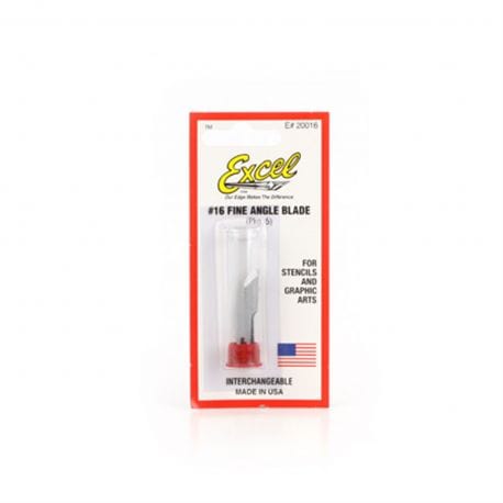 Excel 20016 NO. 16 Fine Angle Blade (5pcs) Excel TOOLS