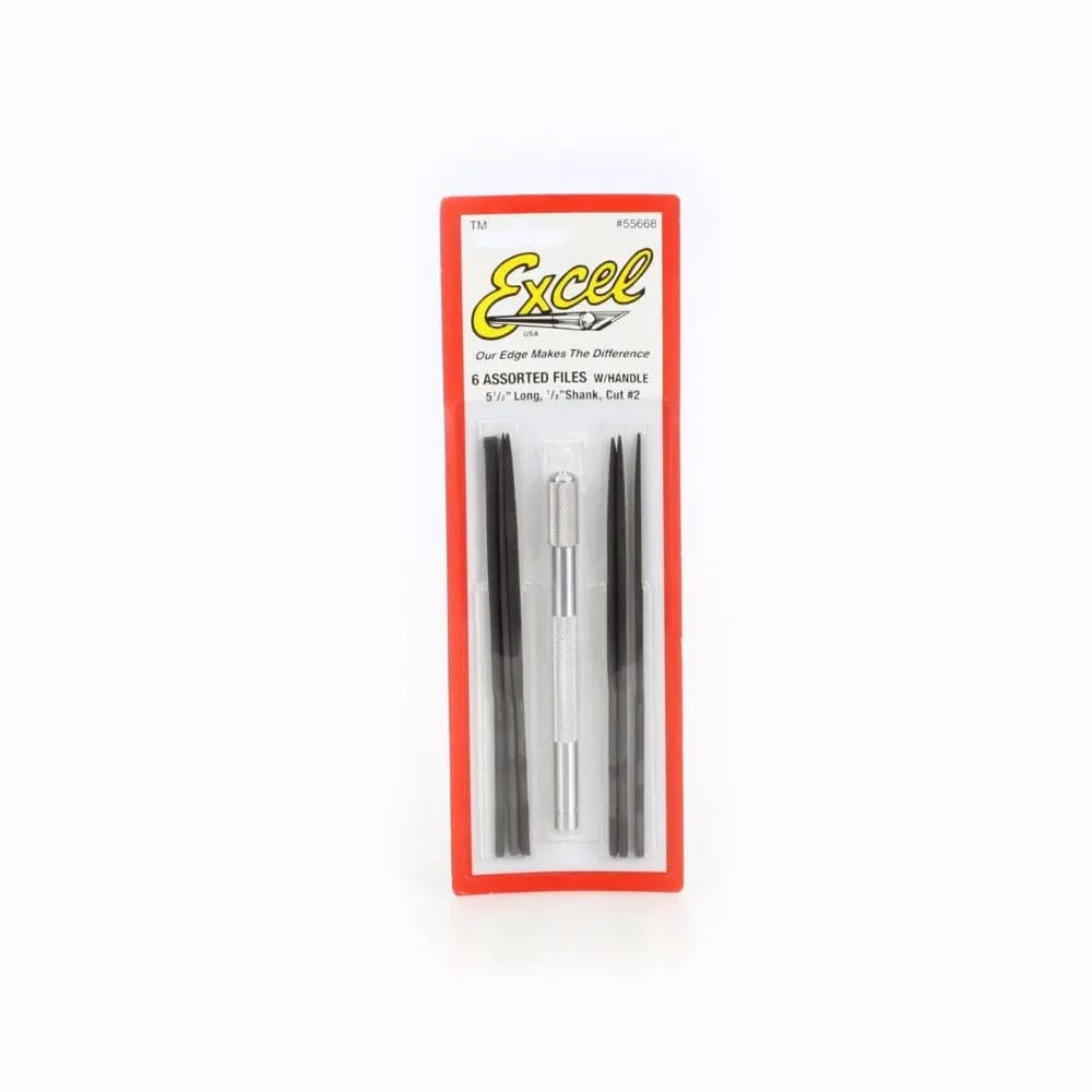 Excel 55668 Assorted File Set With Handle 5.5 Inch (6pcs) Excel TOOLS
