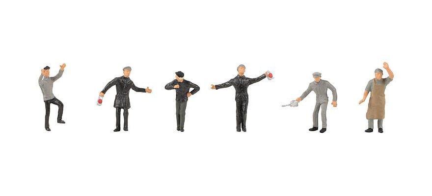 Faller 150951 HO Engine Depot Workers (6) Faller Gmbh TRAINS - HO/OO SCALE