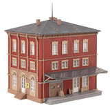 Faller Gmbh HO Brick Post Office - Kit - 7-1/2 x 7-11/16 x 8-1/2in 19 x 19.5 x 21.5cm Faller Gmbh TRAINS - HO/OO SCALE
