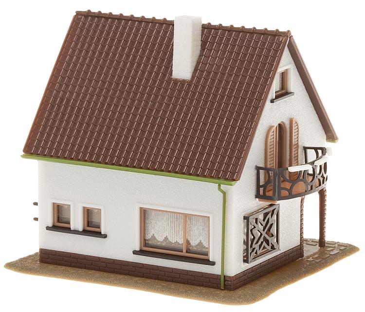 Faller Gmbh HO House with Dormer - 3-17/32 x 3-1/8in 9 x 8cm Faller Gmbh TRAINS - HO/OO SCALE