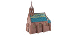 Faller Gmbh HO St. Johann Church - Kit - 8-3/8 4-5/16 x 10-1/4in 21.2 x 10.9 x 26cm Faller Gmbh TRAINS - HO/OO SCALE