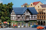 Faller Gmbh N Dresdner Bank Branch - Kit - 4-1/8 x 2-11/16 x 3-1/8in 10.5 x 6.8 x 8cm Faller Gmbh TRAINS - N SCALE