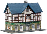Faller Gmbh N Dresdner Bank Branch - Kit - 4-1/8 x 2-11/16 x 3-1/8in 10.5 x 6.8 x 8cm Faller Gmbh TRAINS - N SCALE