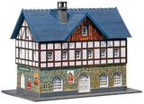 Faller Gmbh N Dresdner Bank Branch - Kit - 4-1/8 x 2-11/16 x 3-1/8in 10.5 x 6.8 x 8cm Faller Gmbh TRAINS - N SCALE