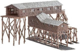 Faller N Old Coal Mine - Painted Kit - 7-7/8 x 7-1/4 x 4-1/8"  20 x 18.5 x 10.6cm - Hobbytech Toys