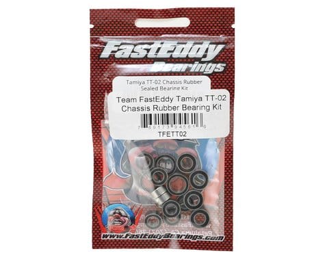 FastEddy Tamiya TT-02 Chassis Rubber Bearing Kit FastEddy HARDWARE