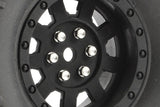 Fastrax 1/10 Crawler Boxer 1.9 Mounted Scale Wheel Black (2pcs) Fastrax RC CARS - PARTS