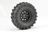 Fastrax 1/10 Crawler Boxer 1.9 Mounted Scale Wheel Black (2pcs) Fastrax RC CARS - PARTS