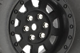 Fastrax 1/10 Crawler Slinger 1.9 Mounted Scale Wheel Black (2pcs)* Fastrax RC CARS - PARTS