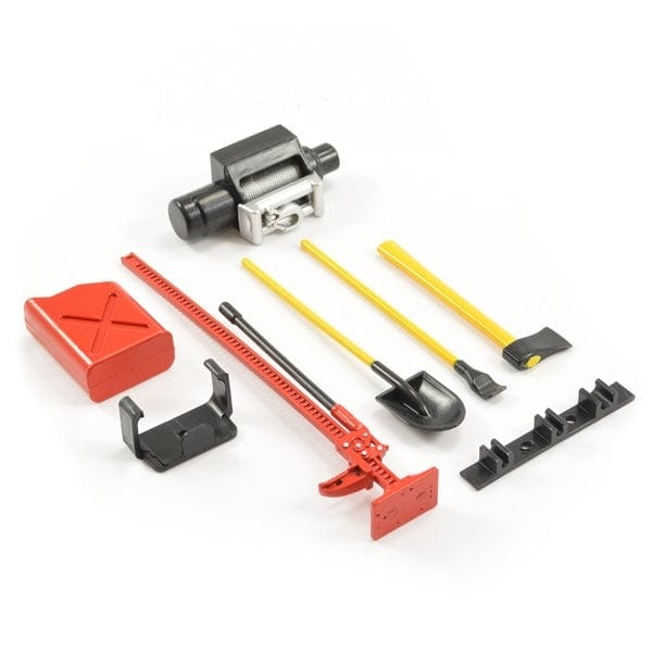 Fastrax Scale 6-Piece Tool Set Red/Yellow Painted Fastrax RC CARS - PARTS