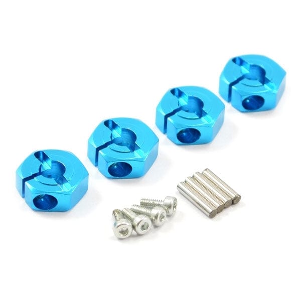 Fastrax Tamiya Tt02 Aluminium 12mm Wheel Hexes (4) Fastrax RC ACCESSORIES