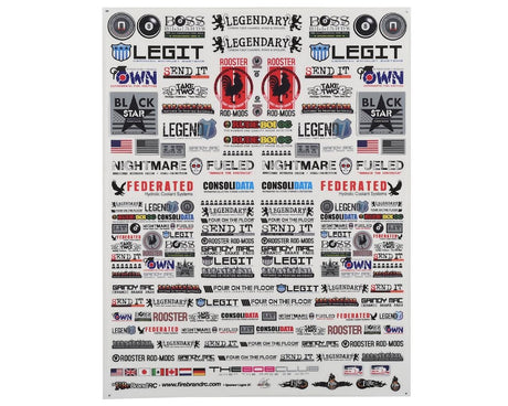 Firebrand RC Sponsor Logos 2C (8.5x11) Firebrand RC RC CARS - PARTS