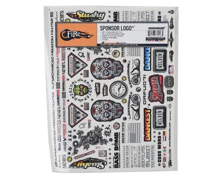Firebrand RC Sponsor Logos 4 Decals Firebrand RC RC CARS - PARTS