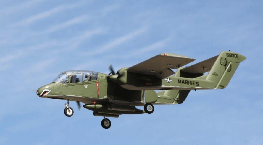 FlightLine OV-10 Bronco 4S 1400mm/55inch Wingspan PNP Flightline Models RC PLANES