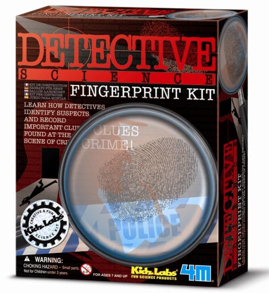 Kidzlabs Detective Fingerprint Science Kit 4M TOY SECTION