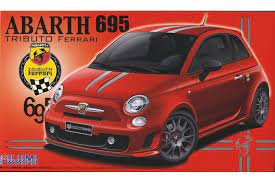 Fujimi 1/24 ABARTH Ferrari 695 (RS-83) Plastic Model Kit - Hobbytech Toys