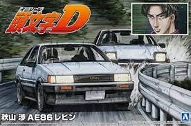 Fujimi 1/24 AE86 Levin Akyama Wataru (ISD-6) Plastic Model Kit - Hobbytech Toys