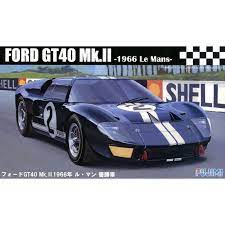 Fujimi 1/24 Ford GT40 Mk-II `66 LeMans Winner (RS-16) Plastic Model Kit - Hobbytech Toys