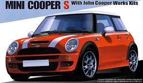 Fujimi 1/24 MINI Cooper S John Cooper Works (RS-43) Plastic Model Kit - Hobbytech Toys