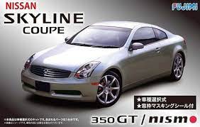Fujimi 1/24 Nissan V35 Skyline Coupe 350GT Nismo w/ Window Frame Mask Seal (ID-164) Plastic Kit - Hobbytech Toys