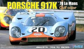 Fujimi 1/24 Porsche 917K `70 Le Mans Gulf Color (RS-4) Plastic Model Kit - Hobbytech Toys