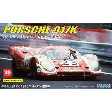 Fujimi 1/24 Porsche 917K 70 LeMans Winner w/Window Frame Masking (RS-49) Plastic Model Kit [12607] - Hobbytech Toys