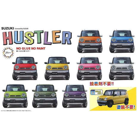 Fujimi 1/24 Suzuki Hustler (G/Active Yellow) (C-NX-12) Plastic Model Kit - Hobbytech Toys