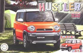 Fujimi 1/24 Suzuki Hustler (Passion Orange) (C-NX-2) Plastic Model Kit - Hobbytech Toys