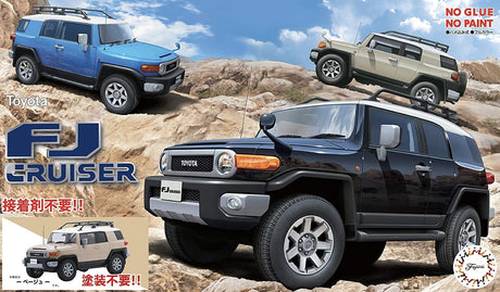 Fujimi 1/24 Toyota FJ Cruiser (Beige) (C-NX-9 EX-3) Plastic Model Kit - Hobbytech Toys