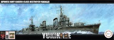 Fujimi 1/350 IJN Kagero-Class Destroyer Yukikaze (w/Crew & PE Parts) (350NX-3 EX-2) [46089] - Hobbytech Toys