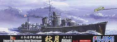 Fujimi 1/700 Japanese destroyer Akizuki (TOKU - 32) Plastic Model Kit - Hobbytech Toys