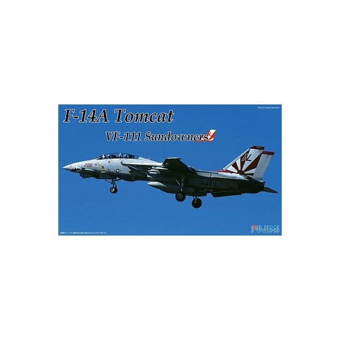 Fujimi 1/72 F14-A Tomcat Sundowners (F-1) Plastic Model Kit - Hobbytech Toys