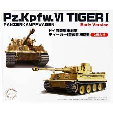 Fujimi 1/72 German Pz.Kpfw.VI Tiger I Early (Set of 2) (Mi-5) Plastic Model Kit - Hobbytech Toys
