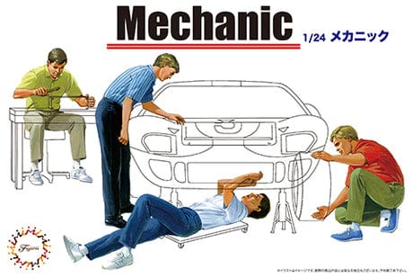 Fujimi Mechanic (Accessory) (GT-3) Plastic Model Kit [11662] - Hobbytech Toys