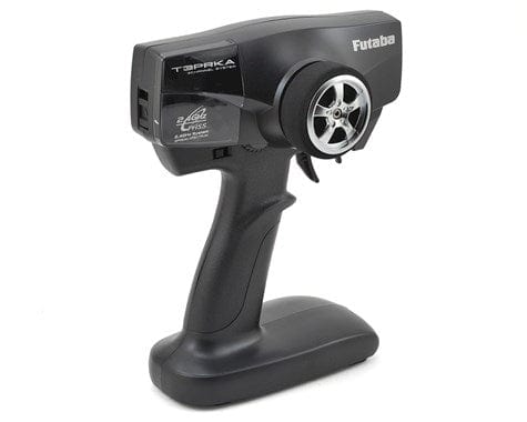 Sleek Futaba 3PRKA 2.4GHz radio remote control with R203GH receiver, a versatile option for RC enthusiasts.