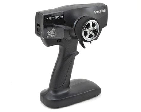 Sleek Futaba 3PRKA 2.4GHz radio remote control with R203GH receiver, a versatile option for RC enthusiasts.