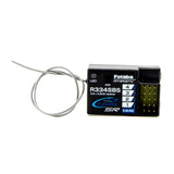 Futaba 4PM Plus 2.4GHz Transmitter with 2x R334SBS Receivers - Compact radio control gear for hobbyist and professional applications.