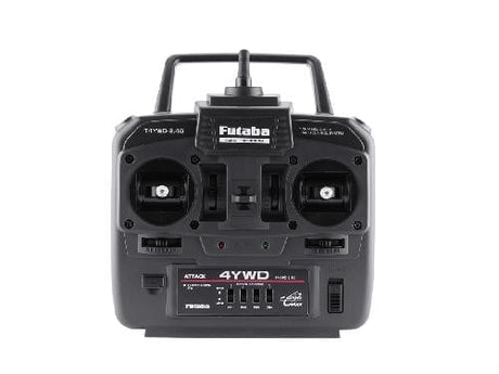 Futaba 4YWD with R214GFE 2.4Ghz Tx/Rx, a high-performance radio gear for remote-controlled devices.