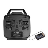 Futaba T6L 6ch Transmitter FHSS W/R3106GF Mode 1 radio gear with handheld controller and wireless receiver.