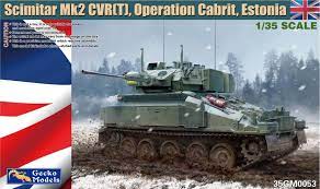 Gecko 1/35 Scimitar Mk2 CVR(T) Plastic Model Kit - Hobbytech Toys
