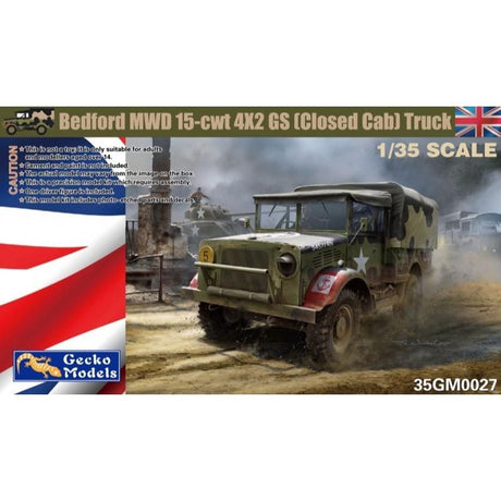 Gecko GM35027 1/35 Bedford MWD 15-cwt 4x2 GS Truck Plastic Model Kit Gecko Models PLASTIC MODELS