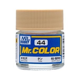 Mr Color 44 Semi Gloss Tan 10ml Mr Hobby PAINT, BRUSHES & SUPPLIES