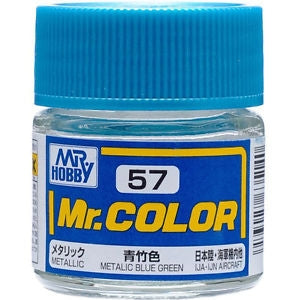 Mr Color 57 Metallic Blue Green 10ml Mr Hobby PAINT, BRUSHES & SUPPLIES