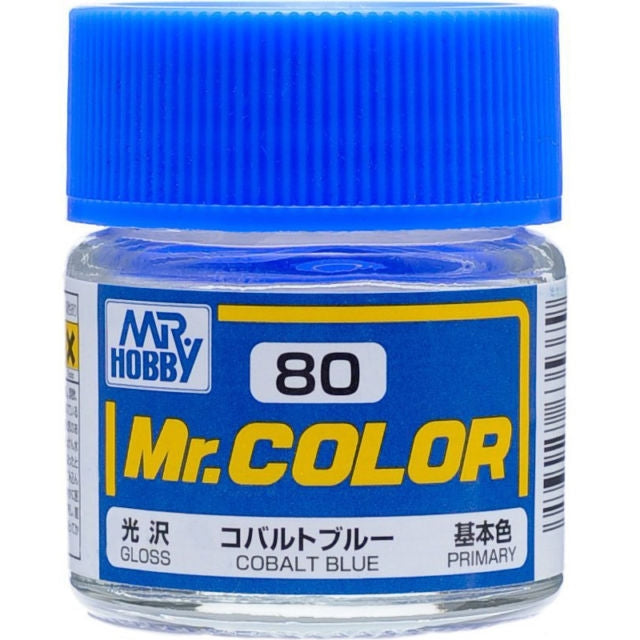 Mr Color 80 Gloss Cobalt Blue 10ml Mr Hobby PAINT, BRUSHES & SUPPLIES
